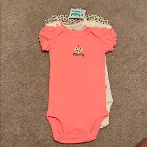 3 pack body suit for little girls
